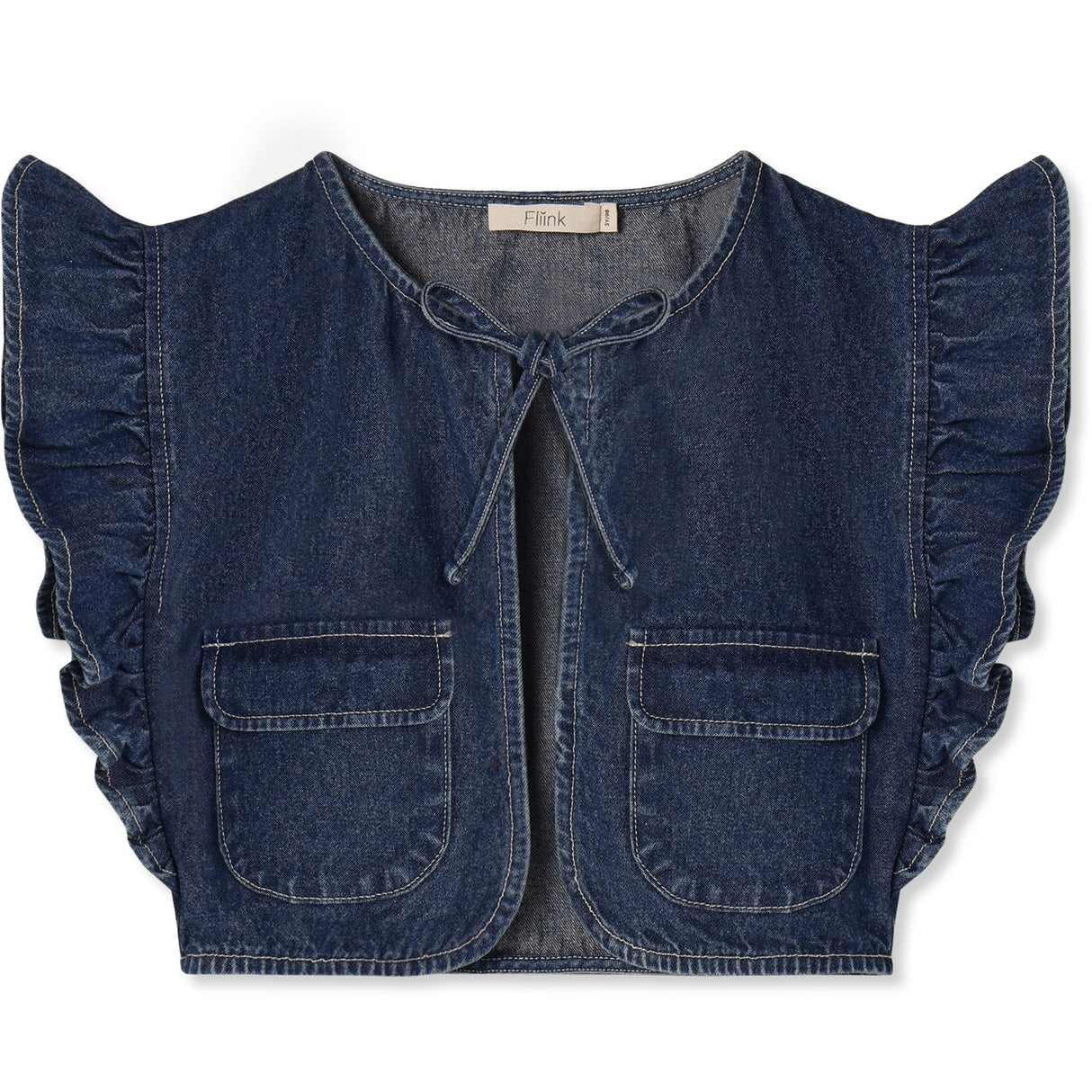 Fliink Dark Denim Blue Don Waistcoat