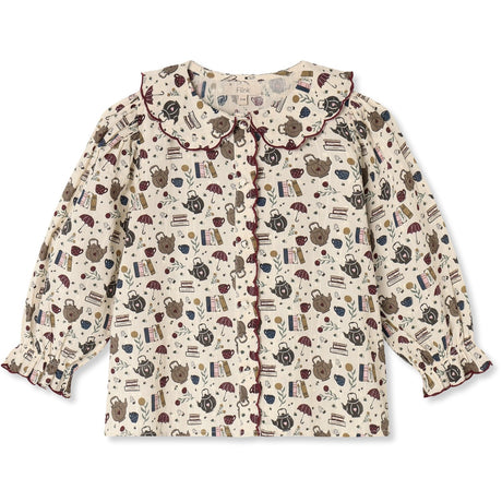 Fliink Sandshell Aop Cosy Ls Blouse
