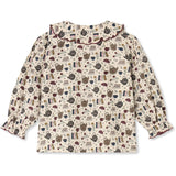 Fliink Sandshell Aop Cosy Ls Blouse