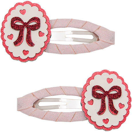 Mimi & Lula 2 Hair Clips - Large Framed Bow