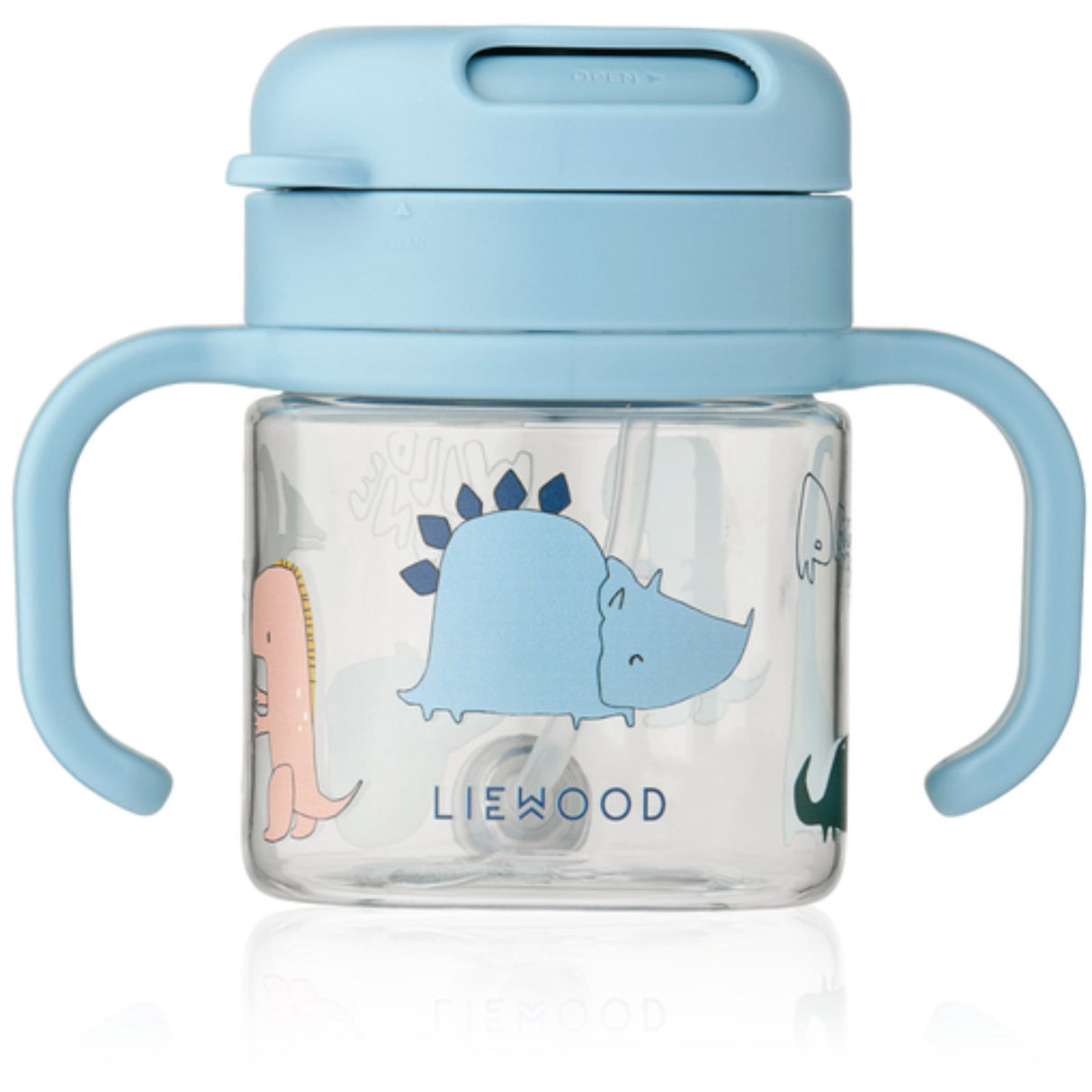 LIEWOOD Dino Roar / Sandy Kai Tritan Straw Cup 280ml