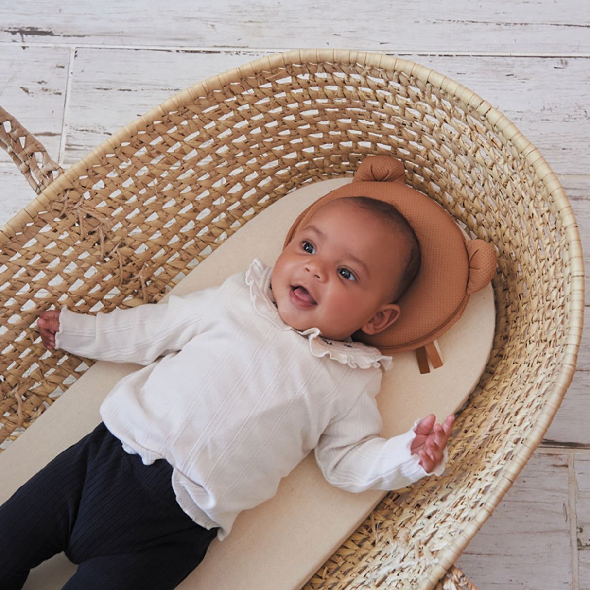 Candide Caramel Panda Baby Pillow Air