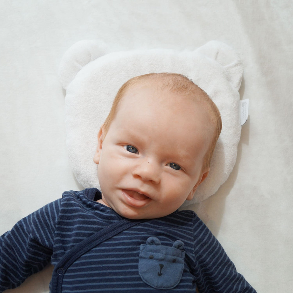 Candide White Panda Baby Pillow