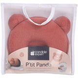 Candide Rust Panda Baby Pillow