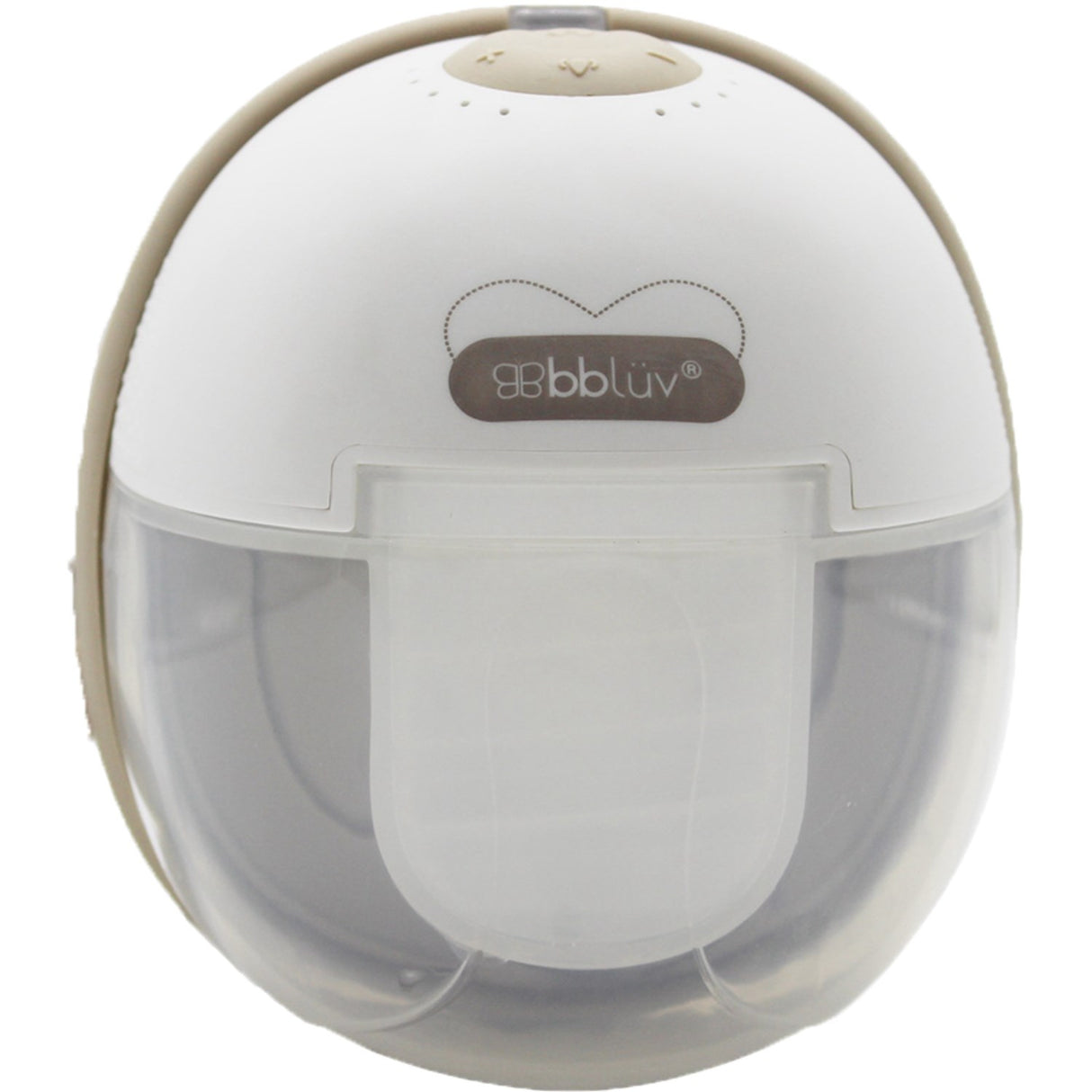 bblüv White/Beige Portable Electric Single Breast Pump With Heating