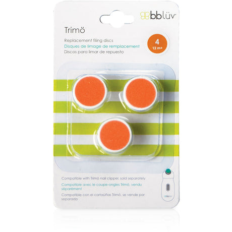 bblüv White/Orange Baby Electric Nail File Refill 12+ Months