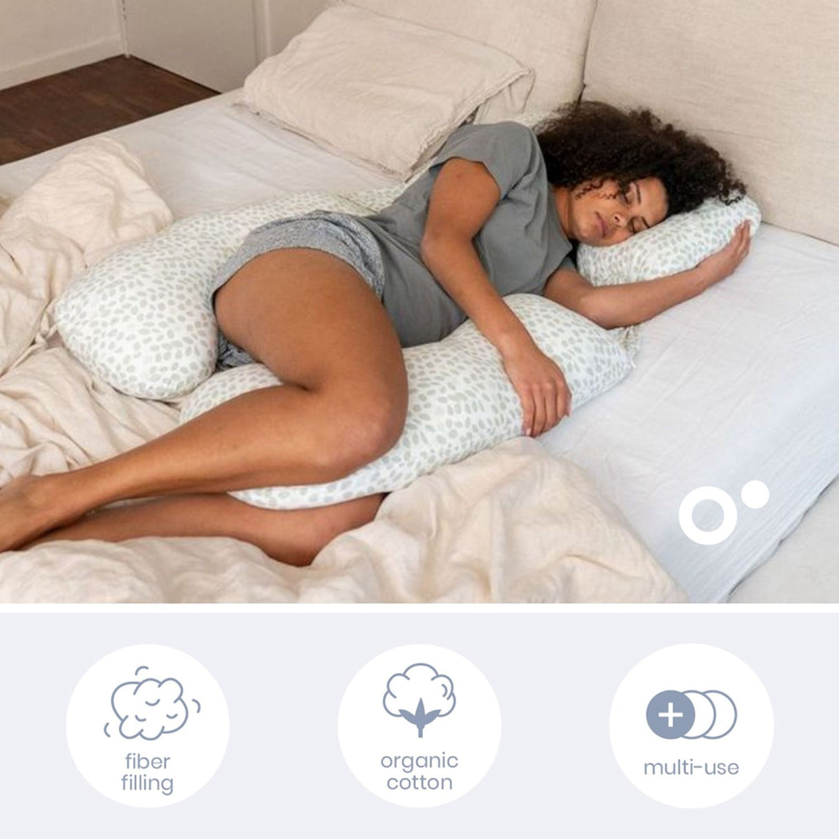 Doomoo Leaf Green Maxi Pregnancy Pillow