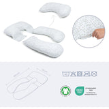 Doomoo Leaf Green Maxi Pregnancy Pillow