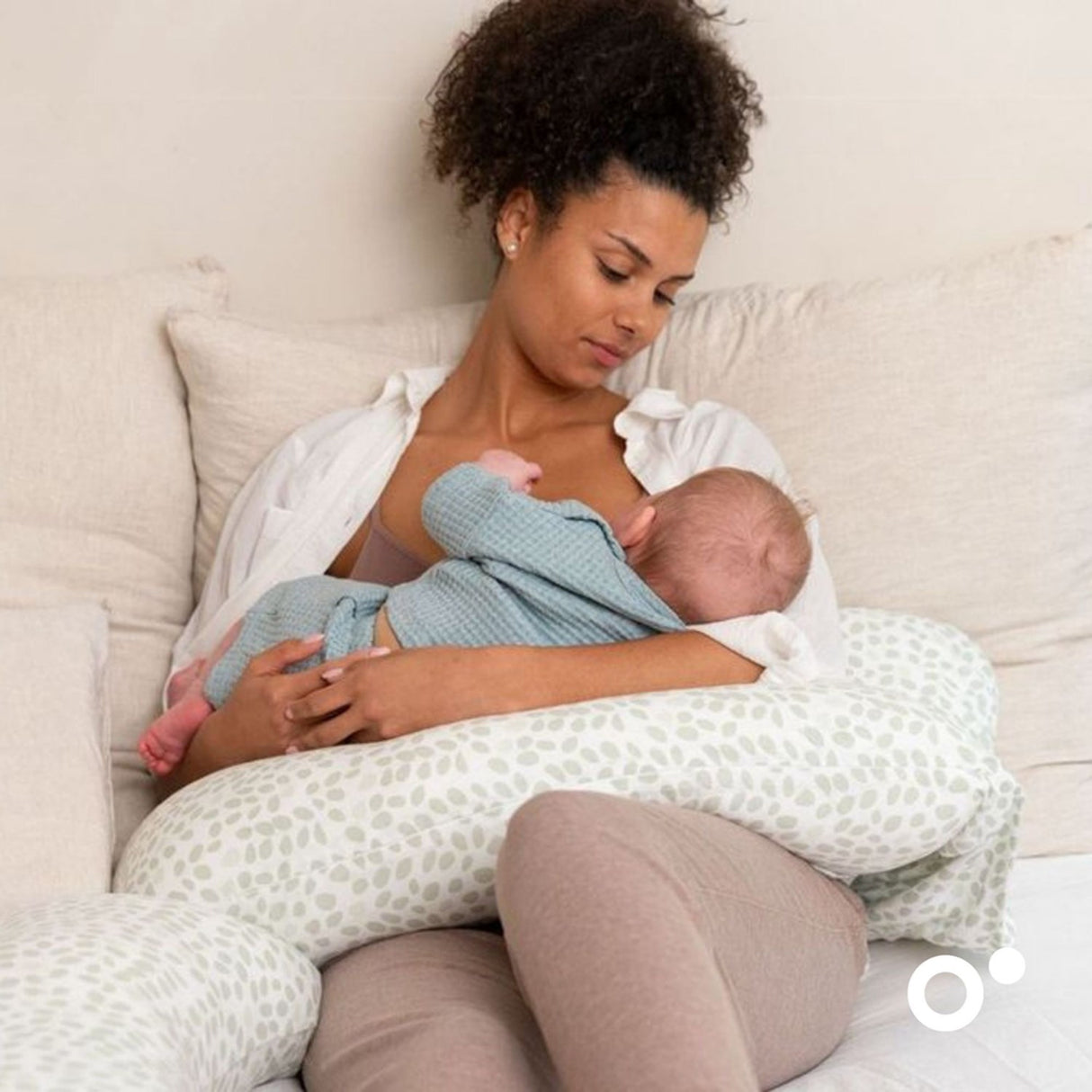 Doomoo Leaf Green Maxi Pregnancy Pillow