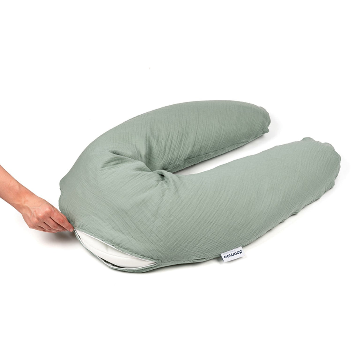 Doomoo Green Basic Nursing & Pregnancy Pillow