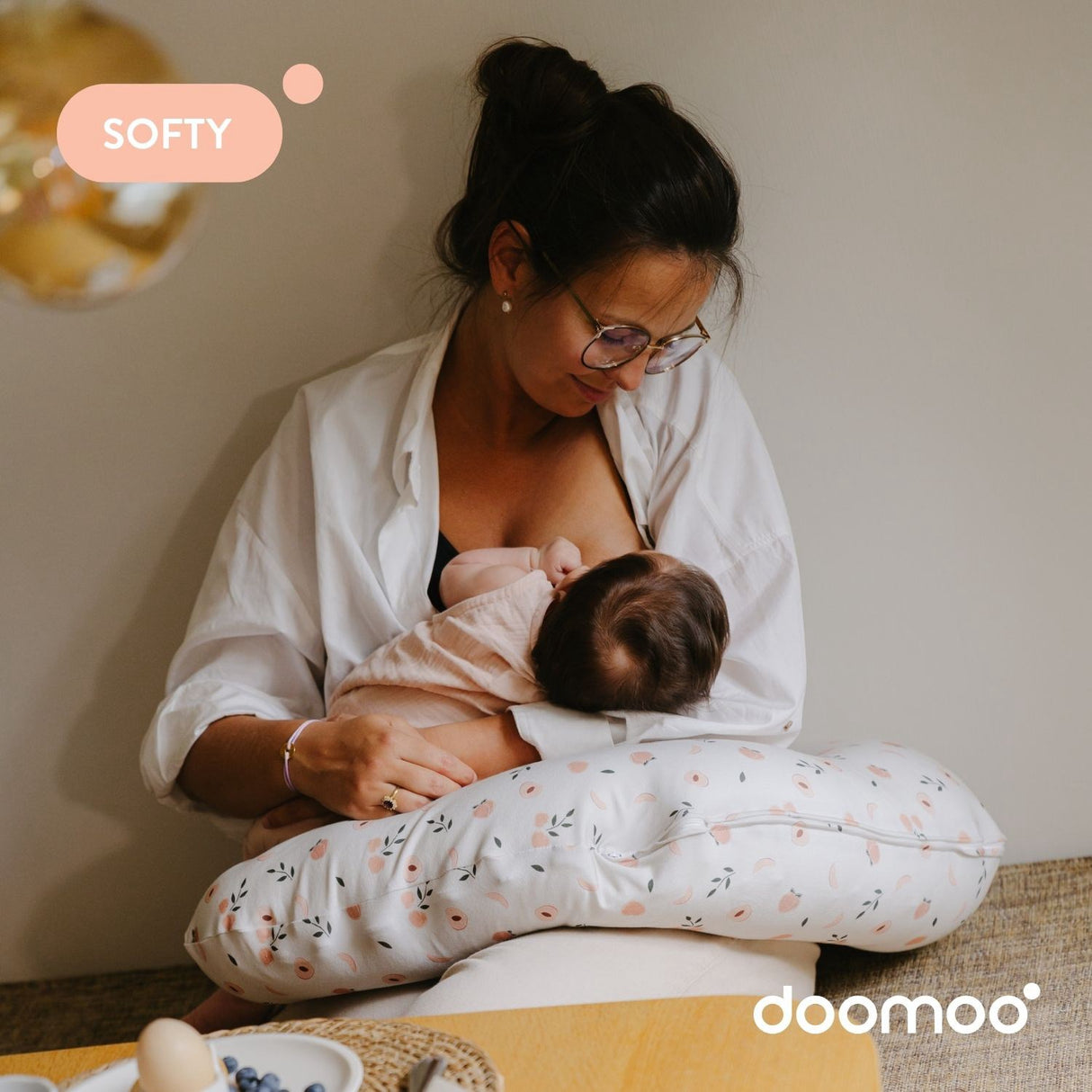 Doomoo Peach Nursing Pillow