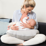 Doomoo Striped Grey Nursing Pillow