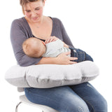 Doomoo Striped Grey Nursing Pillow