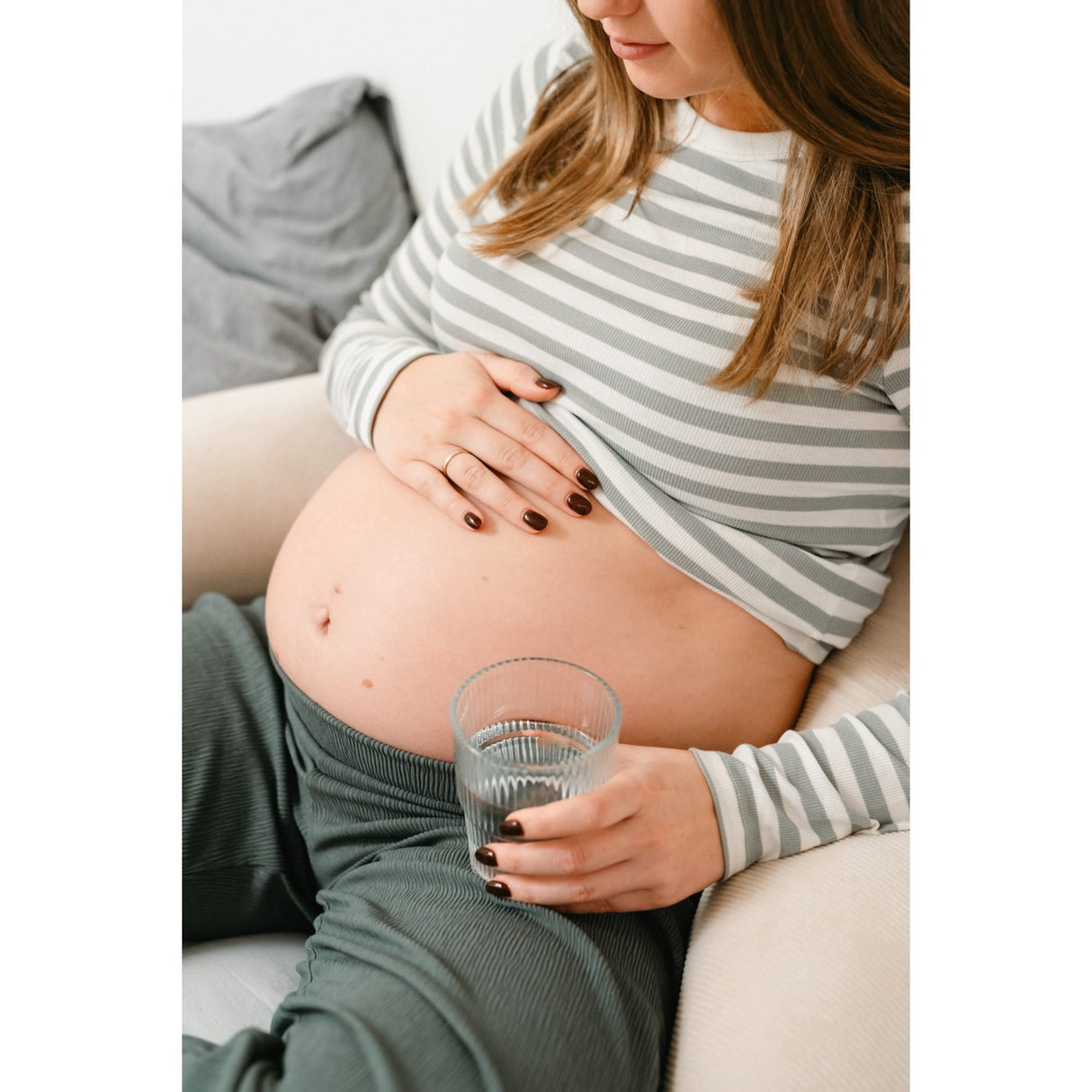 Doomoo Corduroy Sand Nursing & Pregnancy Pillow