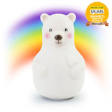 Pabobo White Bear Night Light With Colour Sensor