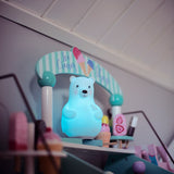 Pabobo White Bear Night Light With Colour Sensor