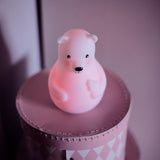 Pabobo White Bear Night Light With Colour Sensor
