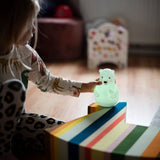 Pabobo White Bear Night Light With Colour Sensor