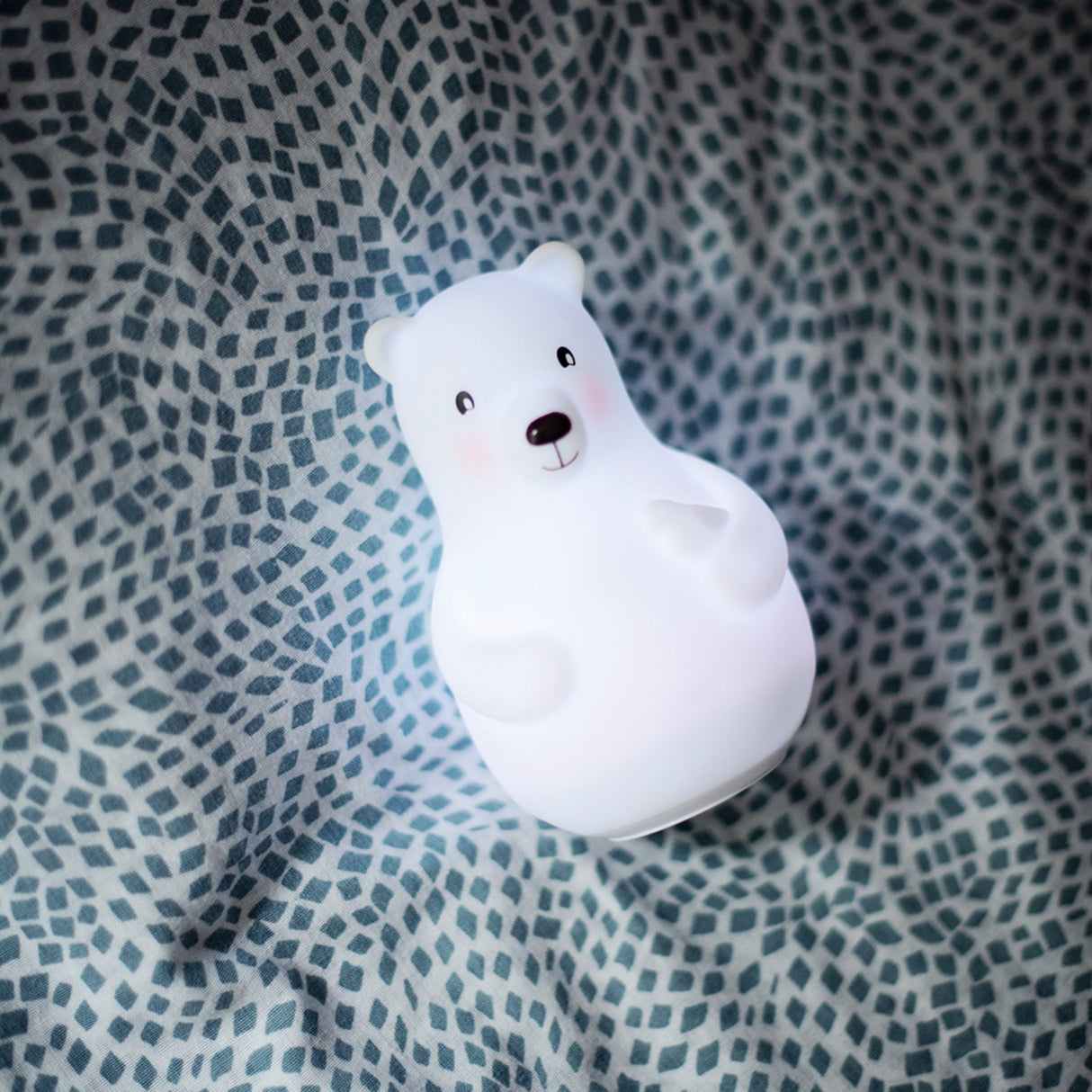 Pabobo White Bear Night Light With Colour Sensor