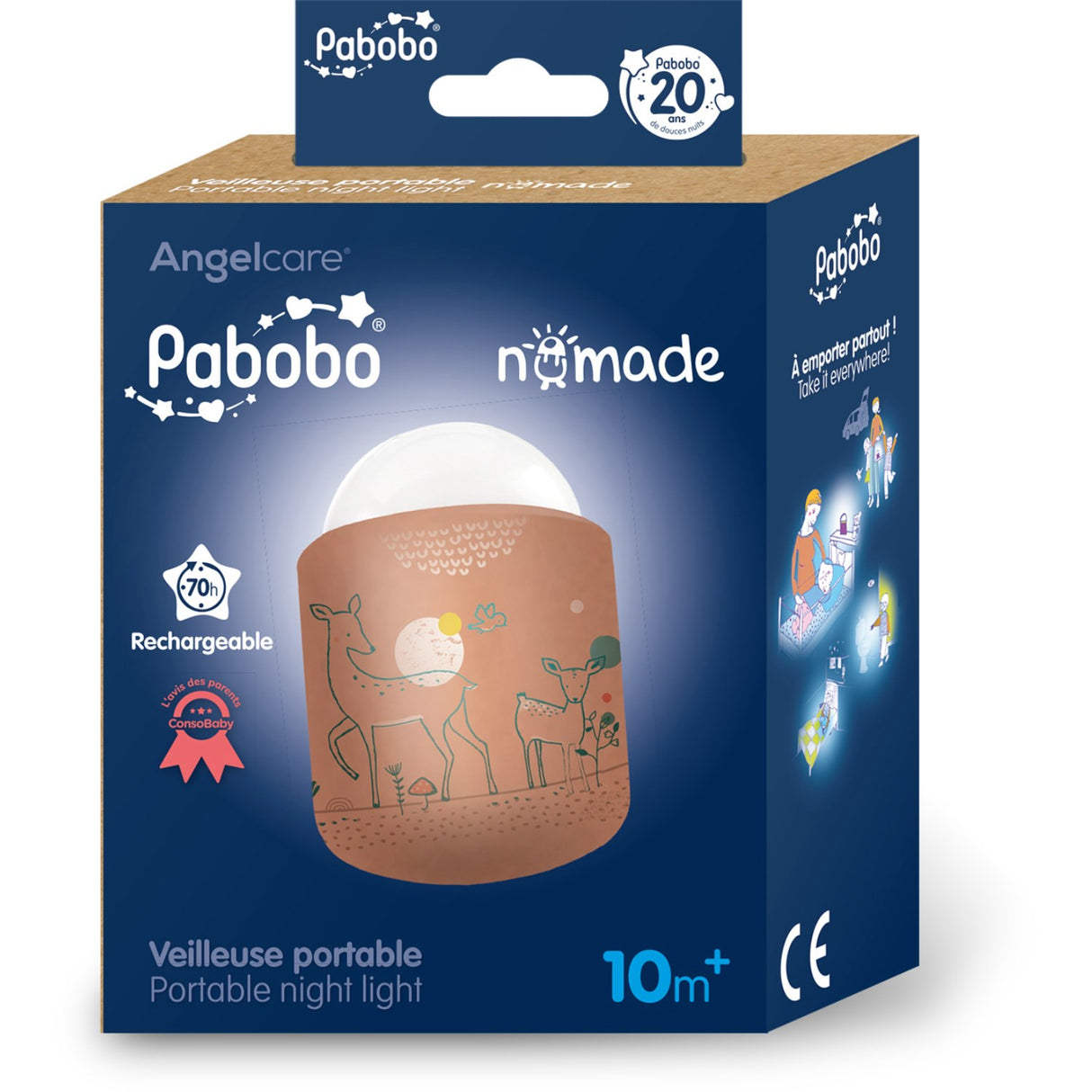 Pabobo Deer Terracotta Nomad Night Light