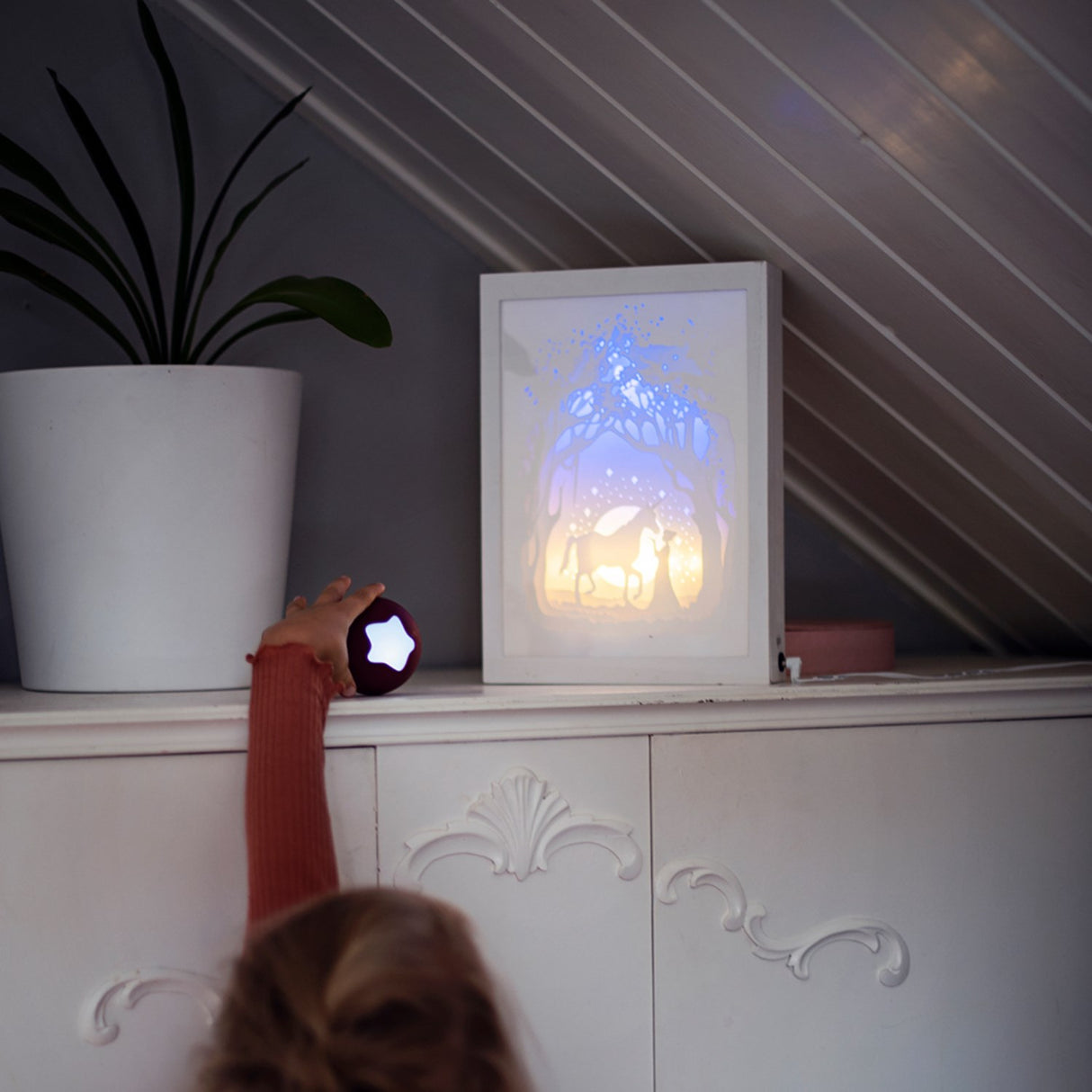 Pabobo Pink Mini Moon Night Light