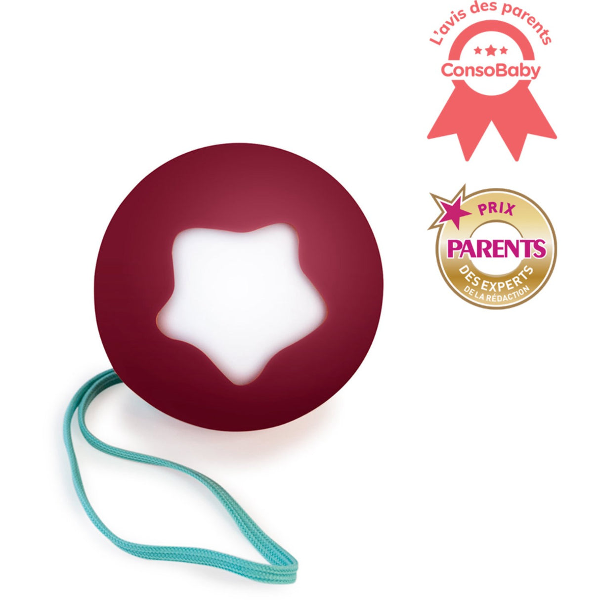 Pabobo Pink Mini Moon Night Light