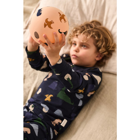 LIEWOOD Dino Roar / Classic Navy Wilhelm Grow Printed Pyjamas Set