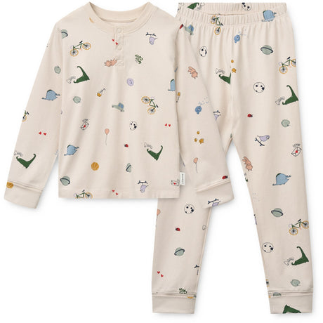 LIEWOOD Tamtam / Sandy Wilhelm Grow Printed Pyjamas Set
