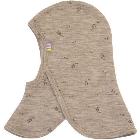 Joha Beige Mel. Balaclava Double Layer