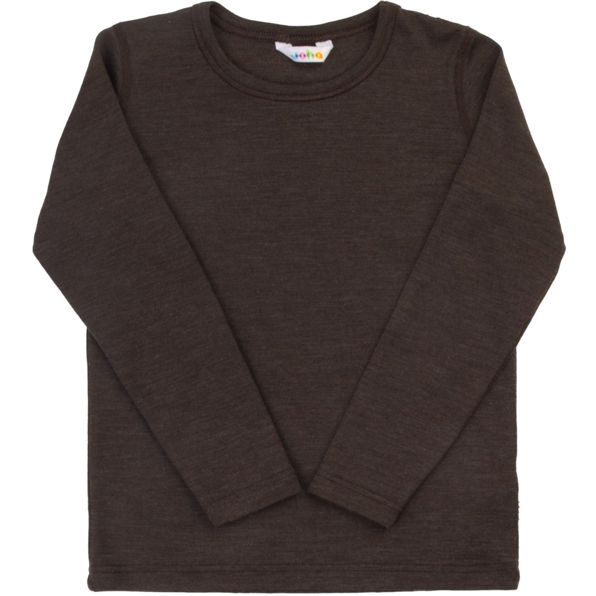 Joha Drk. Brown Blouse With Long Sleeves