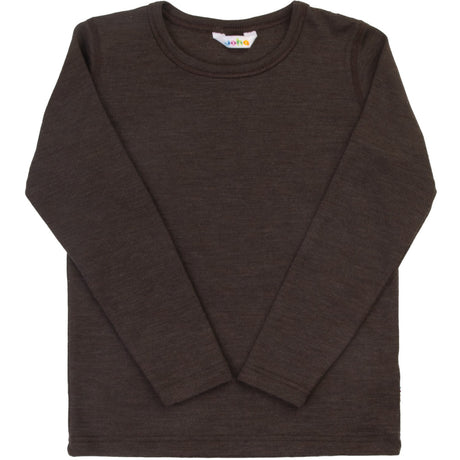 Joha Drk. Brown Blouse With Long Sleeves