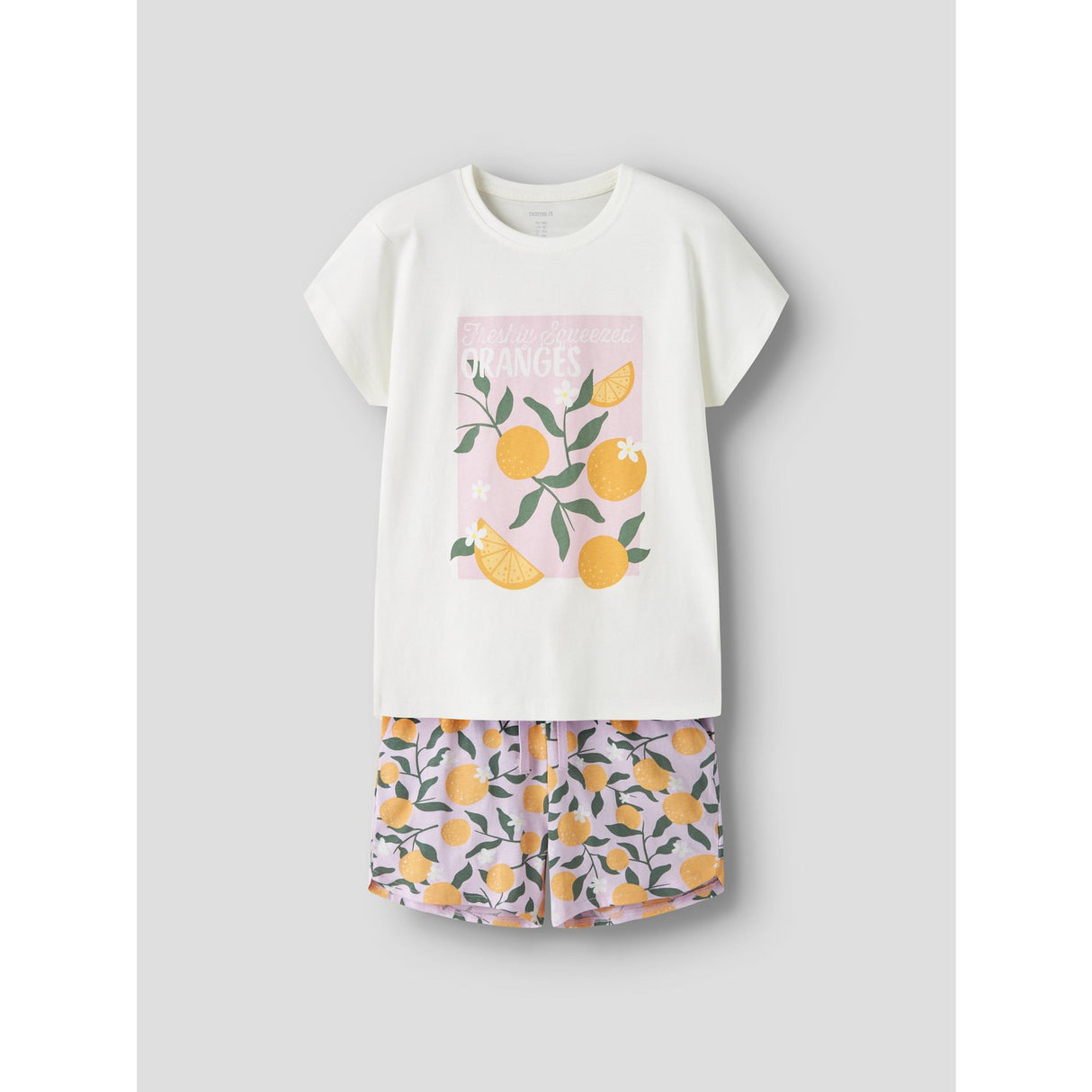 Name It Cloud Dancer Oranges Nkfvigea Capsl Top Set