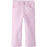 Name It Pirouette Flower Nmfrose Straight Twill Pants 3217-Yf
