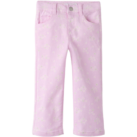 Name It Pirouette Flower Nmfrose Straight Twill Pants 3217-Yf