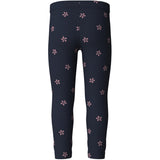Name It Navy Blazer White Flower Nmfdavina Aop Swe Leggings Bru