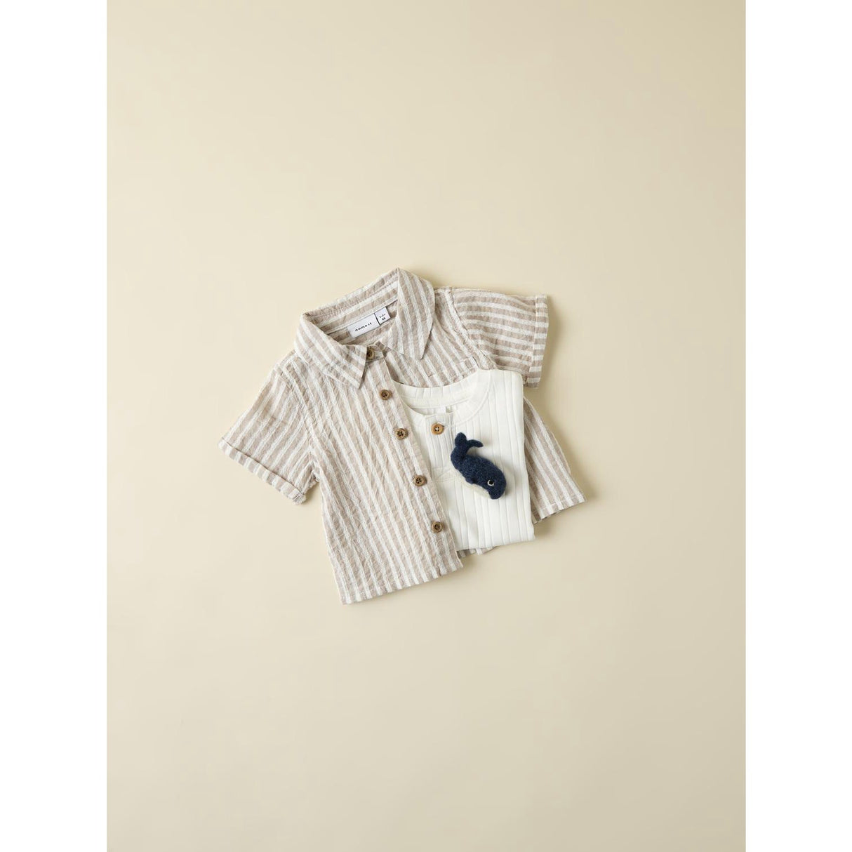Name It Chateau Gray Cloud Dancer Nbmfedenis Ss Shirt