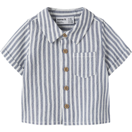 Name It Vintage Indigo Cloud Dancer Nbmfedenis Ss Shirt