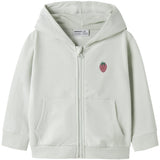 Name It Pale Aqua Glitter Strawberry Nmfvalonny Ls Nreg Swe Card Wh Unb