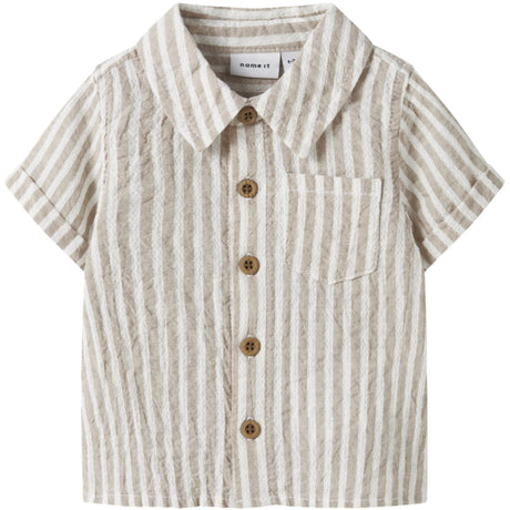 Name It Chateau Gray Cloud Dancer Nbmfedenis Ss Shirt