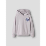 Name It Lilac Marble Nkfthelma Ls Nreg Sweat Wh Bru Box