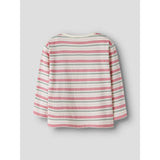 Name It Antique White Pink & Green Nmfvelda Ls Nreg Top