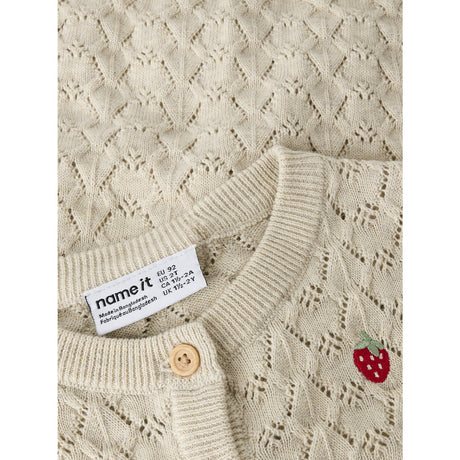 Name It Peyote Melange Strawberry Nmfhimali Ls Knit Card