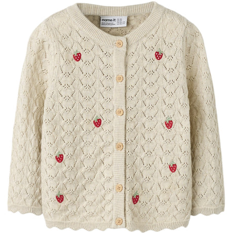 Name It Peyote Melange Strawberry Nmfhimali Ls Knit Card