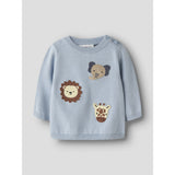 Name It Blue Fog Nbmhaps Ls Knit
