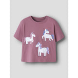 Name It Mesa Rose Unicorns Nmfvelda Ss Nreg Top
