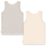 Konges Sløjd Blue Stripe Basic 2 Pack Tank Top Gots