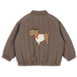 Konges Sløjd Walnut Juno Terry Bomber Jacket