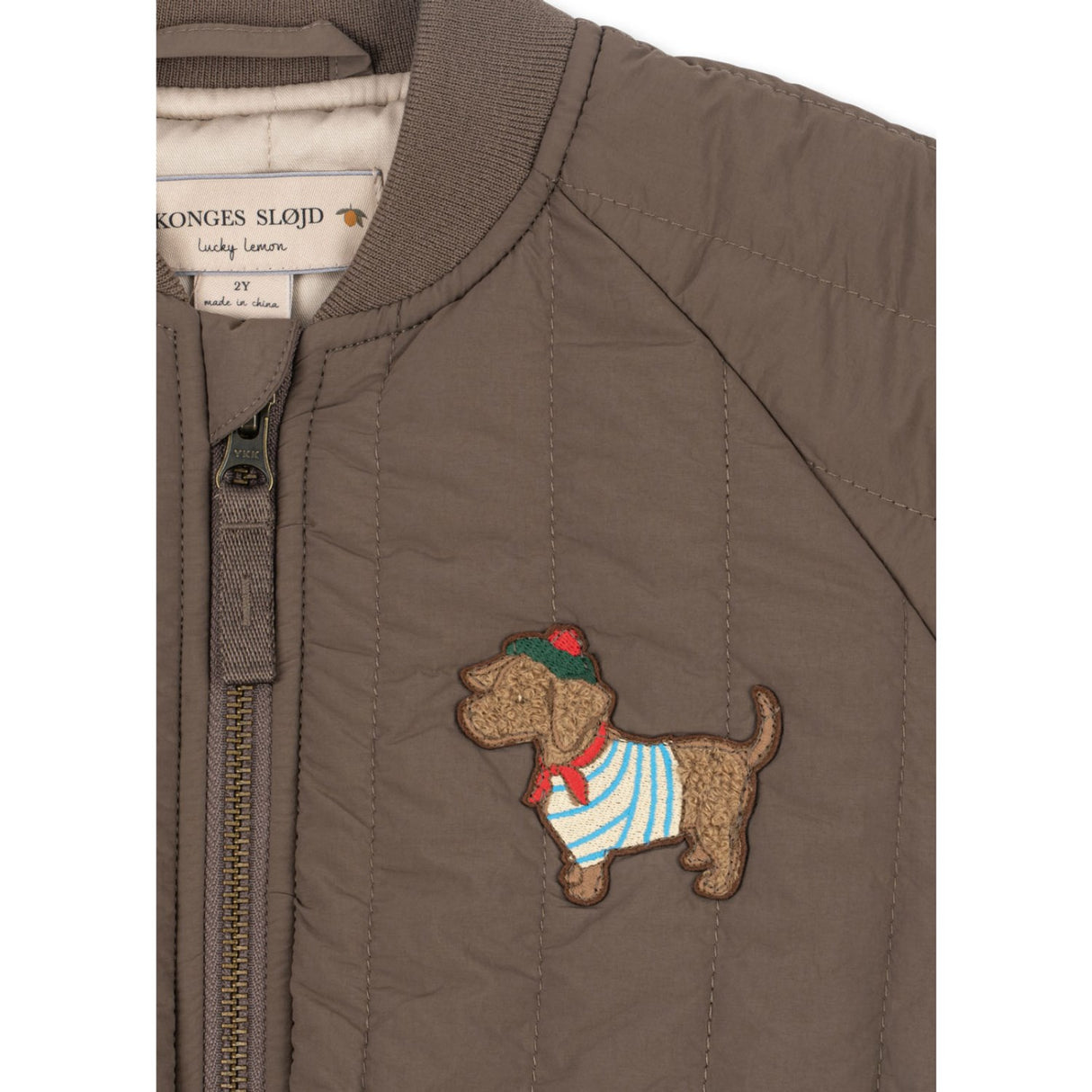 Konges Sløjd Walnut Juno Terry Bomber Jacket