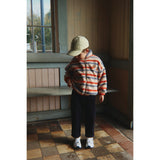 Konges Sløjd Tangerine Stripe Jody Embroidery Teddy Jacket Grs
