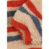 Konges Sløjd Tangerine Stripe Jody Embroidery Teddy Jacket Grs